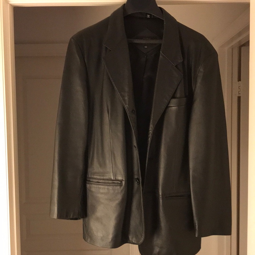 Jones NY Genuine Leather Jacket